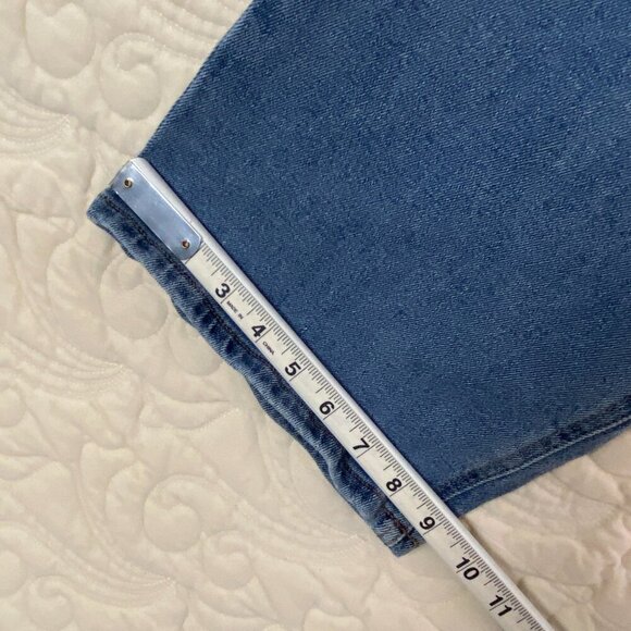 R Jeans Wide Leg Blue Jeans Size 29 Tall High Rise - Picture 10 of 10